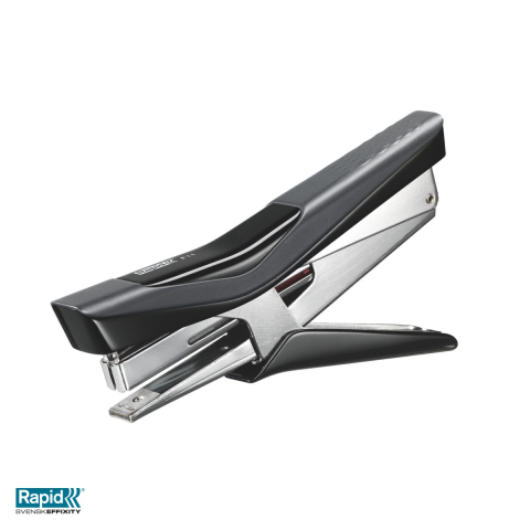 Capsator tip cleste Rapid Fixativ F11, 15 coli, pentru capse nr. 10, 92x29x172 mm, negru [3]