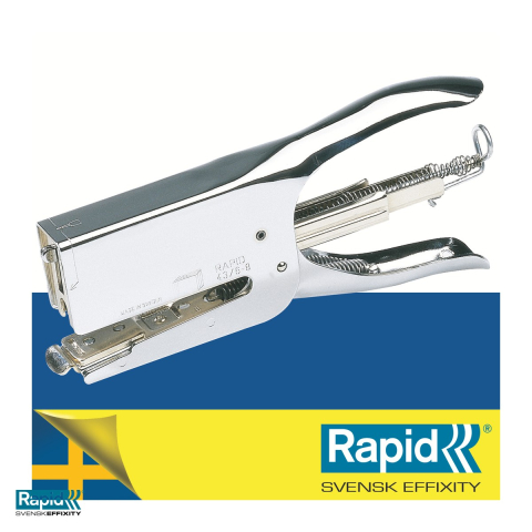 Capsator tip cleste Rapid K1 pentru textile, pentru capse 43/6 si 43/8, argintiu [3]