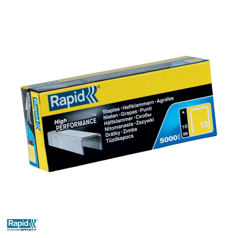 Birotica papetarie - Capse pentru pistol Rapid 13/10, cutie 5000 bucati