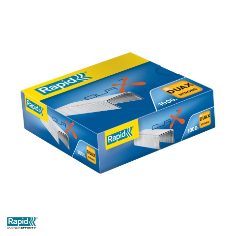 Capse pentru capsator - Capse Rapid Duax Strong, 170 coli, cutie 1000 bucati