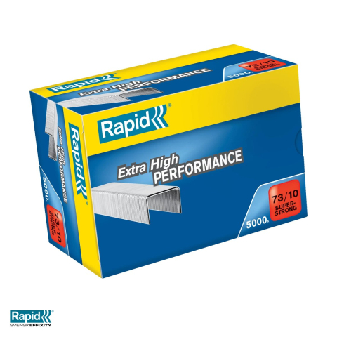 Birotica papetarie - Capse Rapid Super Strong 73/10, 10-40 coli, cutie 5000 bucati