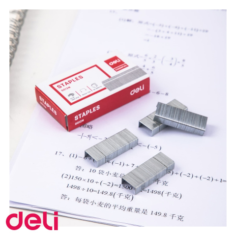 Capse zincate 24/6 Deli, pentru capsator standard, capseaza pana la 30 de coli [3]