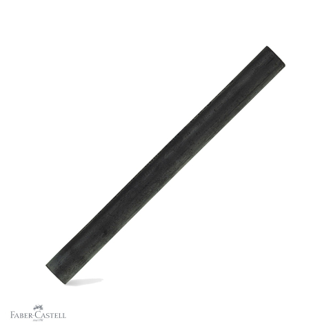 Desen grafit si carbune - Carbune presat Faber-Castell Pitt Monochrome Extra Soft, negru intens, pentru suprafete mari