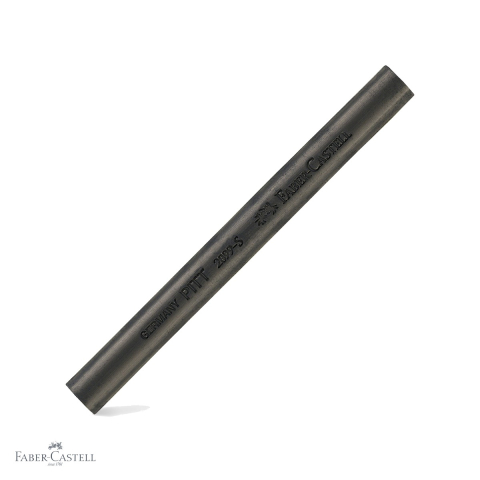 Desen grafit si carbune - Carbune presat Faber-Castell Pitt Monochrome, grad soft, pentru suprafete mari