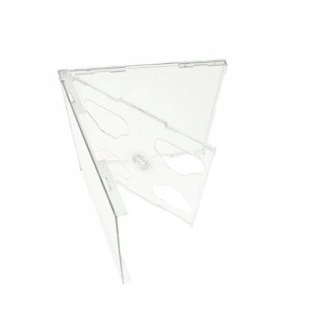 Carcasa CD standard - Carcasa 2 CD Regular 10.2mm, Omega ,transparenta