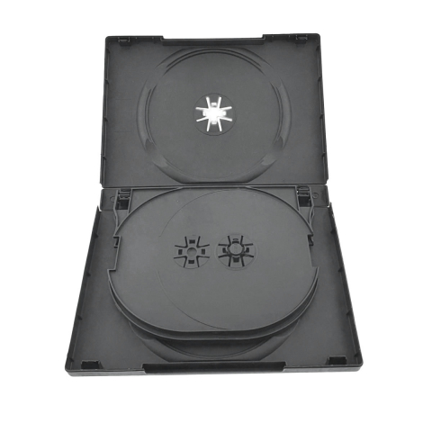Carcasa 5 DVD 22 mm cu 2 Tavite Interioare , neagra [5]