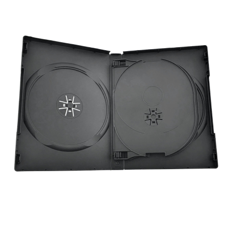 Carcasa 5 DVD 22 mm cu 2 Tavite Interioare , neagra [2]