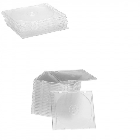 Carcasa CD Slim Clear 5.22 mm, din plastic transparent [1]