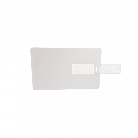 Carcasa USB-01W pentru memorie USB, tip card, din plastic,alb [2]