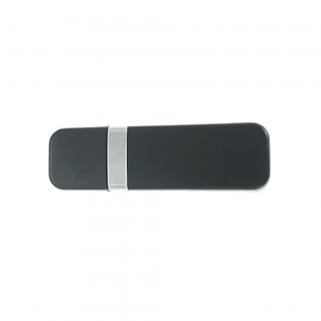 Carcasa USB-03PB, pentru memorie USB, cu capac, din plastic, neagra [4]