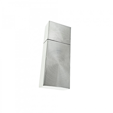 Accesorii memorii USB - Carcasa USB-07 , pentru memorie USB, din metal si plastic in interior, cu capac, argintie