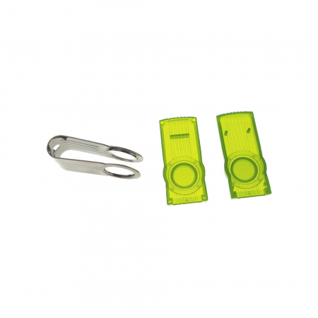 Carcasa USB-15G ,pentru memorie USB,tip rotativ, din plastic si metal, verde si argintie [4]