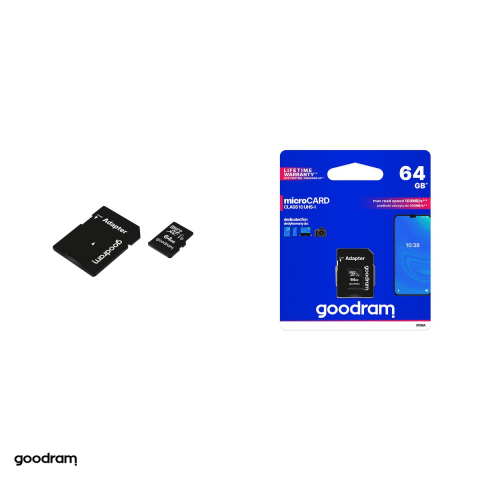 Card de memorie GoodRam 64GB microSDXC clasa 10 UHS-I 30 15 Mb s, cu adaptor SD [3]