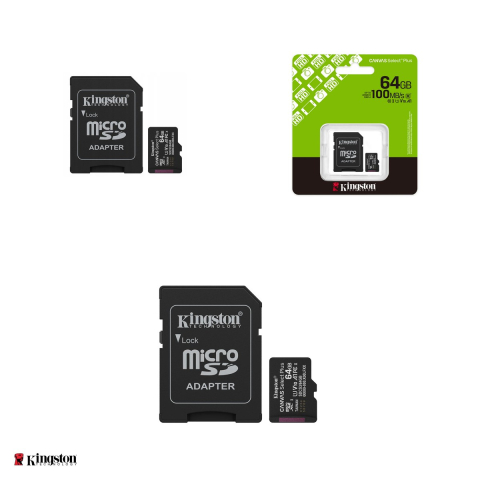 Card de memorie Kingston microSDXC 64GB Canvas Select+ G3 100MB s cu Adaptor SD, viteza citire 100 MB/s [3]