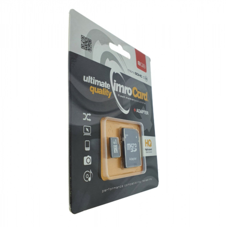 Card de memorie micro SDHC 8 Gb clasa 10, Imro 01547, cu adaptor [1]