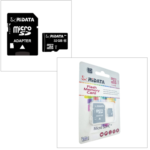 Card memorie 32GB microSDHC UHS-I U1, RiDATA Flash Memory, cu adaptor SD, clasa 10 [3]