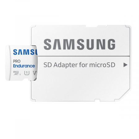 Card microSDHC 64 Gb, Samsung Pro Endurance, U1, V10, 100/30/Mb/s, cu adaptor [1]