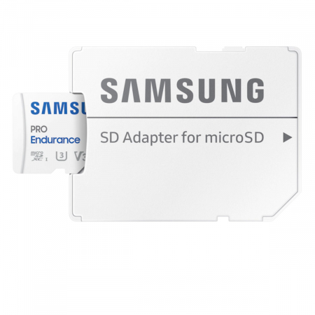 Card microSDXC 128 Gb, Samsung Pro Endurance, U3, V30, 100/40/Mb/s, cu adaptor [1]