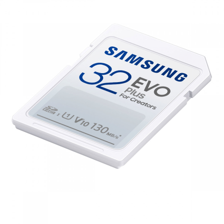 Card SDHC 32 Gb, Samsung Evo Plus for Creators, U1, V10, 130Mb/s [1]