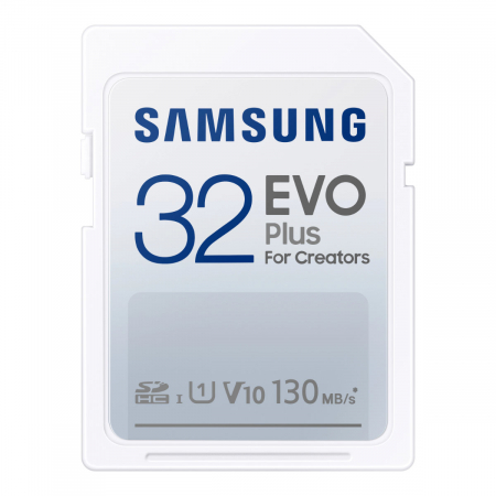 Carduri 32 Gb - Card SDHC 32 Gb, Samsung Evo Plus for Creators, U1, V10, 130Mb/s