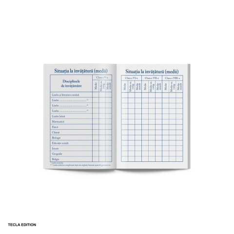 Carnet de elev pentru clasele V-VIII, A6 [3]