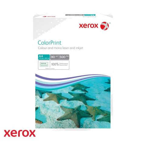 Carton si hartie speciala - Carton copiator Xerox Colorprint A4, 90 g/mp, alb intens, 500 coli/top, compatibil laser, inkjet si copiatoare