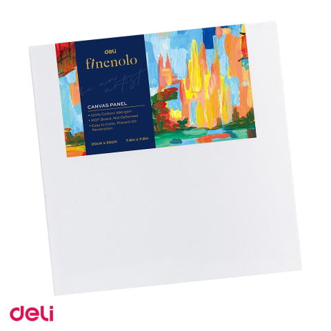 Handmade Creativ si Hobby - Carton panzat pentru pictura Deli, 280 g/mp, 20x20 cm