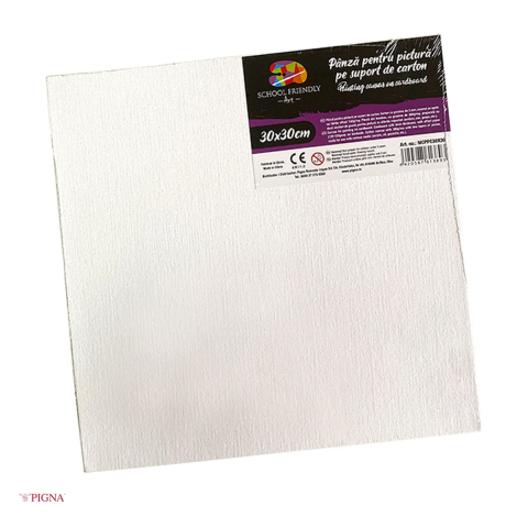 Panza si carton pentru desen - Carton panzat Pigna SF Art, 150 g/mp, 3 mm, 30x30 cm