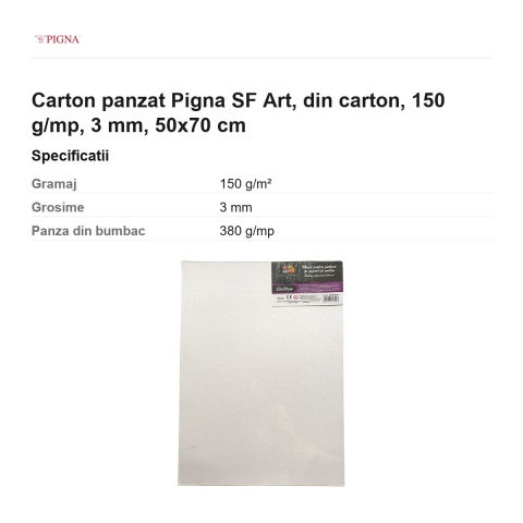 Carton panzat Pigna SF Art, 150 g/mp, 3 mm, 50x70 cm [2]