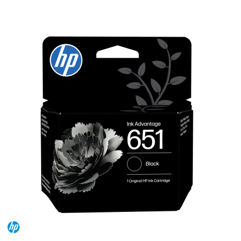 Cartus de cerneala HP 651 Ink Advantage, cerneala pigment, randament 600 pagini, pentru HP OfficeJet 202, HP DeskJet Ink Advantage 5575, 5645, negru, C2P10AE [3]