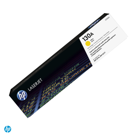 Tonere laser - Cartus toner HP 130A, randament 1.000 de pagini, pentru HP LaserJet Pro Color MFP M176, M177, galben, CF352A