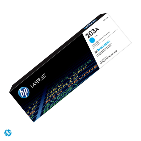 Tonere laser - Cartus toner HP 203A, randament 1.300 de pagini, pentru HP Color LaserJet Pro M254, MFP M280, M281, cyan, CF541A