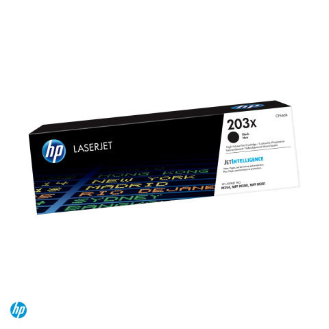 Tonere laser - Cartus toner HP 203X, capacitate mare, randament aproximativ 3.200 de pagini, pentru HP Color LaserJet Pro M254, MFP M280, M281, negru, CF540X