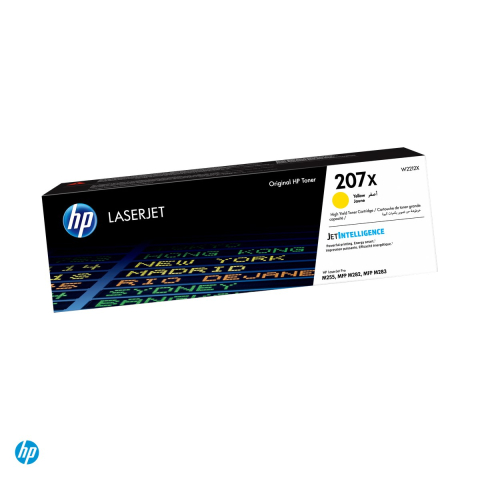 Tonere laser - Cartus toner HP 207X, capacitate mare, randament 2.450 de pagini, pentru HP Color LaserJet Pro M255, MFP M282, M283, galben, W2212X