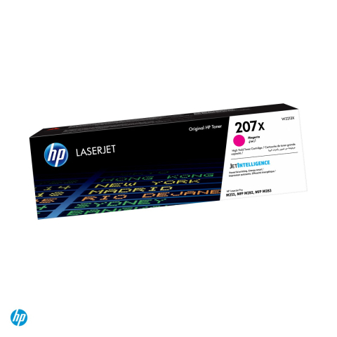 Tonere laser - Cartus toner HP 207X, capacitate mare, randament 2.450 de pagini, pentru HP Color LaserJet Pro M255, MFP M282, M283, magenta, W2213X