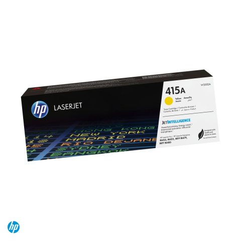 Tonere laser - Cartus toner HP 415A, capacitate standard, randament 2.100 de pagini, pentru HP Color LaserJet Pro MFP M479, Enterprise M455, MFP M480, galben, W2032A