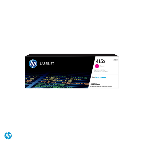 Cartus toner HP 415X, capacitate mare, randament 6.000 de pagini, pentru HP Color LaserJet Pro MFP M479, Enterprise M455, MFP M480, magenta, W2033X [3]