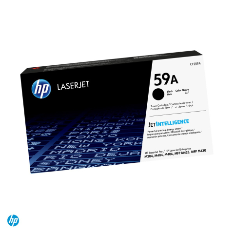 Tonere laser - Cartus toner HP 59A, capacitate standard, randament aproximativ 3.000 de pagini, pentru HP LaserJet Pro M304, M404, MFP M428, Enterprise M406, MFP M430, negru, CF259A