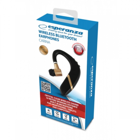 Casca In-Ear wireless, Esperanza Carina 95844, Bluetooth v.5.0, neagra [4]