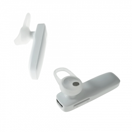 Casca wireless In-Ear, Bluetooth, HQH-WH, cu cablu alimentare, tehnologie Multipoint, alba [3]