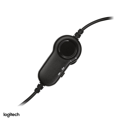 Casti cu fir Logitech H151 Stereo, jack 3,5 mm unic, microfon rotativ cu reducere a zgomotului, comenzi pe cablu, negru, 981-000589 [4]