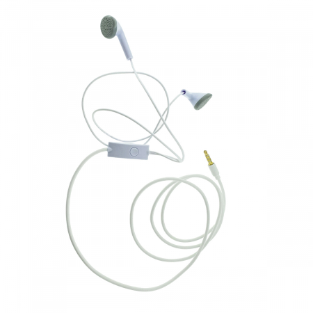 Casti cu microfon In-Ear, Core EHS61ASFWE, control pe fir, cablu 120 cm, conector jack 3.5mm, albe [2]