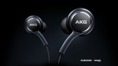 Casti cu microfon, Samsung AKG EO-IG955 GALAXY S10, control pe fir, cablu 115 cm, conector jack 3.5mm, negre [7]
