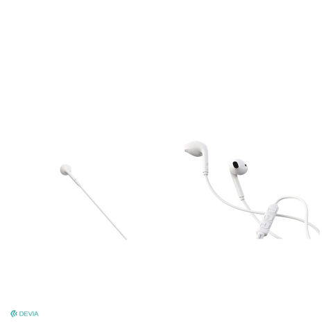 Casti Devia cu fir Kintone A3 jack 3,5 mm, USB-C, cablu 1.2m, Alb [4]
