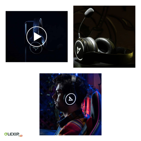 Casti gaming Bluetooth Lexip Impulse, Bluetooth 5.1 si jack 3,5 mm, microfon detasabil, difuzoare 50 mm, iluminare RGB, autonomie 28 h, negru, JVAMUL00143 [3]