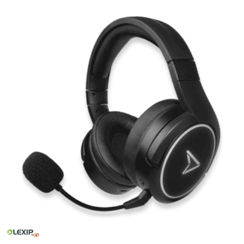 Casti Gaming - Casti gaming Bluetooth Lexip Impulse, Bluetooth 5.1 si jack 3,5 mm, microfon detasabil, difuzoare 50 mm, iluminare RGB, autonomie 28 h, negru, JVAMUL00143
