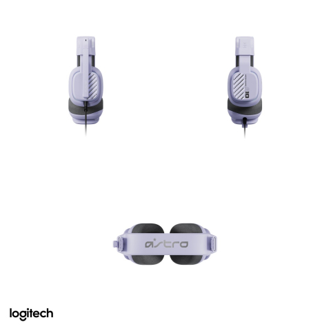 Casti gaming cu fir Logitech G Astro A10 Gen 2, jack 3,5 mm, difuzoare de 32 mm, microfon flip-to-mute, volum pe cablu, lila, 939-002078 [4]