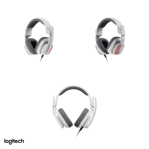 Casti gaming cu fir Logitech G Astro A10 Gen 2 pentru Xbox, jack 3,5 mm, difuzoare de 32 mm, microfon flip-to-mute, volum pe cablu, alb, 939-002052 [3]
