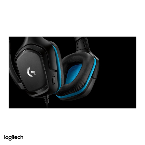 Casti gaming cu fir Logitech G432 7.1 Surround, jack 3,5 mm si adaptor USB DAC, difuzoare de 50 mm, DTS Headphone:X 2.0, microfon flip-to-mute, negru, 981-000770 [4]