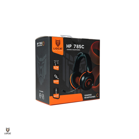 Casti gaming Liocat HP 785C, cablu 2.1m, cu microfon, jack 3.5mm, banda reglabila, negre [4]